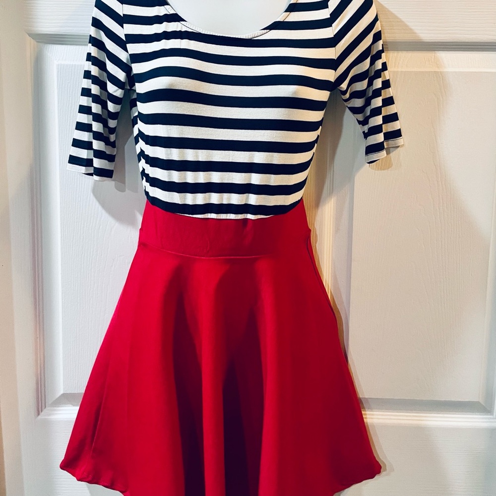NWT Braves Boutique Red White & Blue Dress - Picture 2 of 6